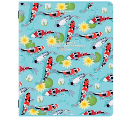 Тетрадь А5, 48 л., BRAUBERG, скоба, клетка, TWIN-лак, 