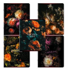 Тетрадь А5, 48 л., BRAUBERG, скоба, клетка, глянцевый лак, 