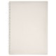 Тетрадь обложка пластик, А4 80 л., гребень мягкий (силиконовый), клетка, BRAUBERG, бежевая, 405354