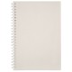 Тетрадь обложка пластик, А5 80 л., гребень мягкий (силиконовый), клетка, BRAUBERG, бежевый, 405358
