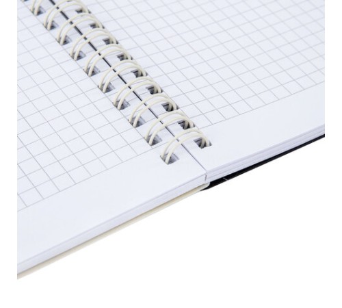 Тетрадь обложка пластик, А4 80 л., гребень, 4 разделителя, клетка, BRAUBERG, бежевый, 405362