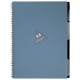 Тетрадь обложка пластик, А4 80 л., гребень, 4 разделителя, клетка, BRAUBERG, синий, 405364