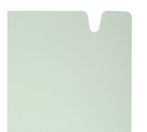 Тетрадь обложка пластик, А5 80 л., гребень мягкий, вырубка для ручки, клетка, BRAUBERG, светло-зеленый, 405378