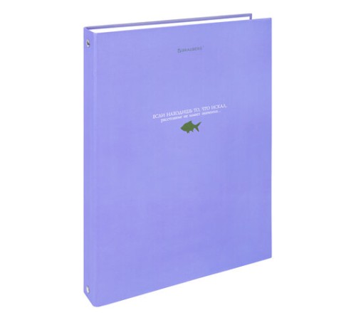 Тетрадь на кольцах БОЛЬШАЯ А4, 215х305 мм, 100 л., твердый картон, клетка, BRAUBERG, 