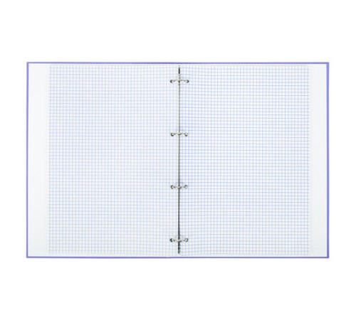 Тетрадь на кольцах БОЛЬШАЯ А4, 215х305 мм, 100 л., твердый картон, клетка, BRAUBERG, 