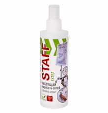 Чистящая жидкость-спрей для маркерных досок, ЛЕГКОЕ СТИРАНИЕ, STAFF Extra, 250 мл, 513796
