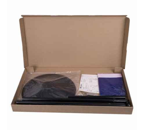 Флаг России, 90х135 см, напольный с флагштоком, высота 2,25 м, оцинкованная сталь с полимерным покрытием