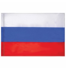 Флаг России, 90х135 см, карман под древко, упаковка с европодвесом, 550021