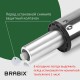 Газлифт прочный BRABIX HD-100 короткий, ХРОМ, в открытом виде 346 мм, d 50 мм, класс 4, 533077