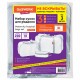 Сумки в роддом прозрачные матовые, НАБОР 3 шт.+1 шт. в подарок, 200 мкм ОСОБО ПЛОТНЫЕ, DASWERK (ДАСВЕРК), 608536