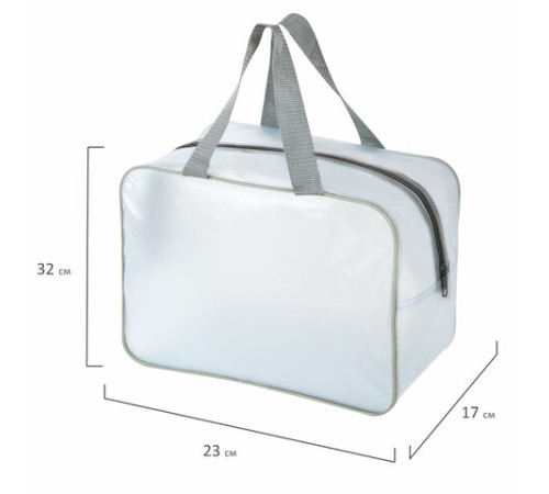 Сумки в роддом прозрачные матовые, НАБОР 3 шт.+1 шт. в подарок, 200 мкм ОСОБО ПЛОТНЫЕ, DASWERK (ДАСВЕРК), 608536