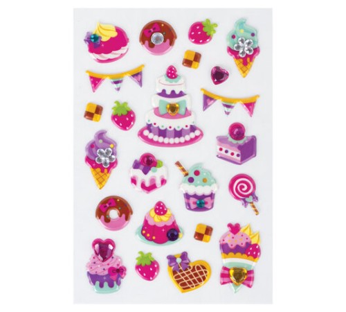 Наклейки зефирные 