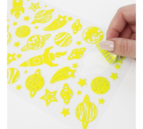 Наклейки флуоресцентные 