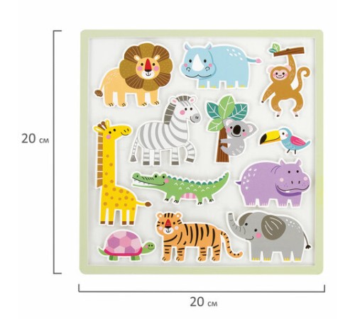 Наклейки обучающие тематические из EVA 
