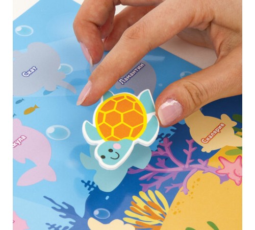 Наклейки обучающие тематические из EVA 