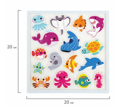 Наклейки обучающие тематические из EVA 