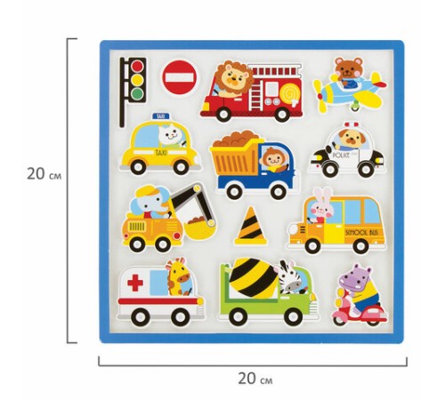 Наклейки обучающие тематические из EVA 