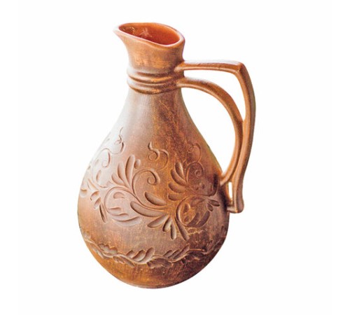 Глина для лепки красная ОСТРОВ СОКРОВИЩ, 1 кг, готовая, размачиваемая, 664681