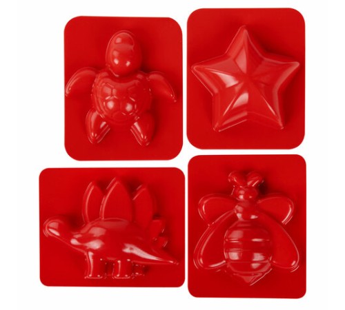 Песок для лепки кинетический BRAUBERG KIDS, 6 цветов, 720 г, 4 формочки, 665090