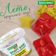 Песок для лепки кинетический BRAUBERG KIDS, желтый, 500 г, 2 формочки, ведерко, 665091