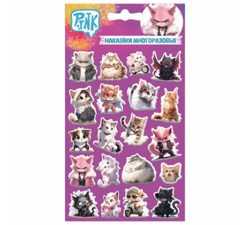 Наклейки объемные АССОРТИ, 11х20 см, PY