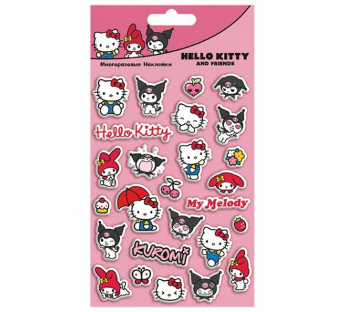 Наклейки объемные АССОРТИ, 11х20 см, PY