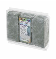 Глина для лепки голубая, 3 кг, вакуумированная, готовая, размачиваемая, BRAUBERG HOBBY, 665358