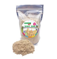 Песок для лепки кинетический, цвет песочный, 1500 г, пакет, BRAUBERG KIDS, 666001