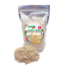 Песок для лепки кинетический, цвет песочный, 3000 г, пакет, BRAUBERG KIDS, 666003