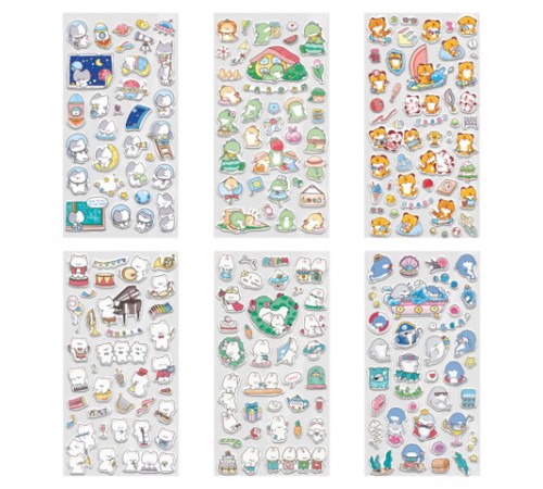 Наклейки гелевые 