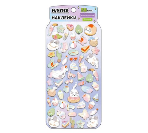 Наклейки гелевые 