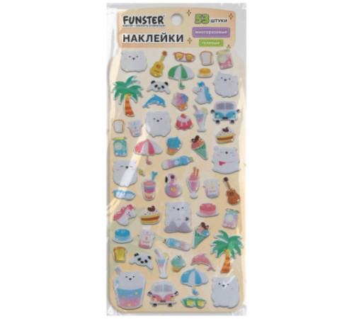 Наклейки гелевые 