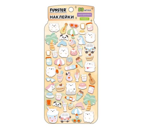 Наклейки гелевые 