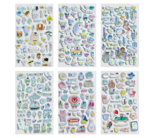 Наклейки гелевые 