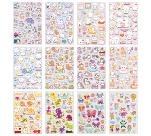 Наклейки объемные 