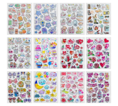 Наклейки объемные 