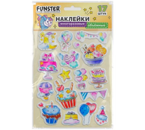 Наклейки объемные 