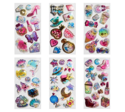 Наклейки объемные 