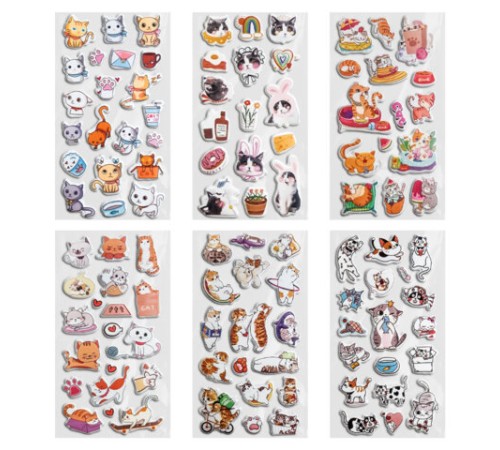 Наклейки зефирные 