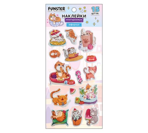 Наклейки зефирные 