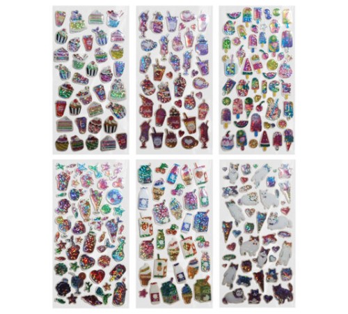 Наклейки гелевые 