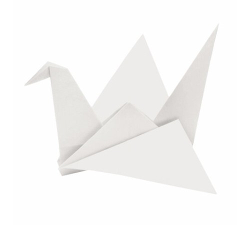 Бумага для оригами и аппликаций 21х21 см, 100 листов, белая, ОСТРОВ СОКРОВИЩ, 666175