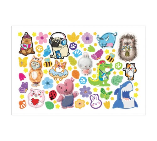 Альбом с наклейками, А5, 8 листов, 600 наклеек, 