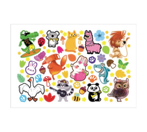 Альбом с наклейками, А5, 8 листов, 600 наклеек, 