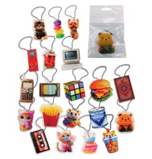 Брелок-подвеска импульс АССОРТИ акрил, 4-6 см, ассорти 20 видов, FUNSTER (ФАНСТЕР), 667039