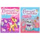 Альбом с сияющими наклейками для девочек, ассорти, 4 листа, 100+ наклеек, 200х280 мм, склейка, ПП