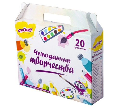 Набор для творчества в подарочной коробке ЮНЛАНДИЯ 