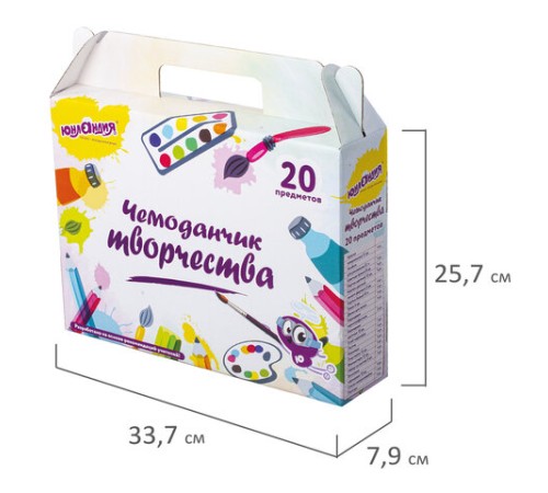 Набор для творчества в подарочной коробке ЮНЛАНДИЯ 