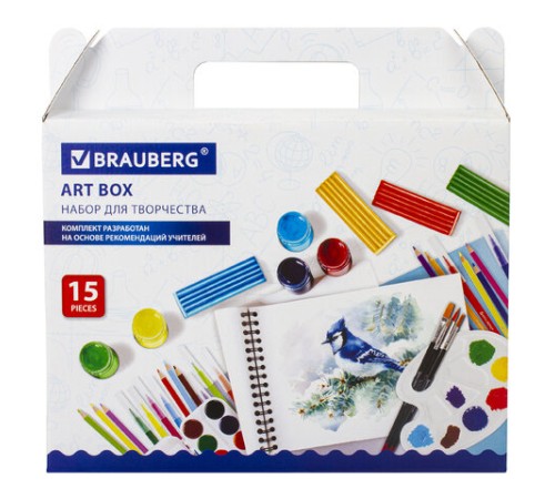 Набор для развития и творчества в подарочной коробке BRAUBERG ART BOX 