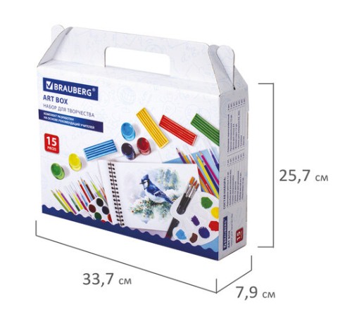 Набор для развития и творчества в подарочной коробке BRAUBERG ART BOX 